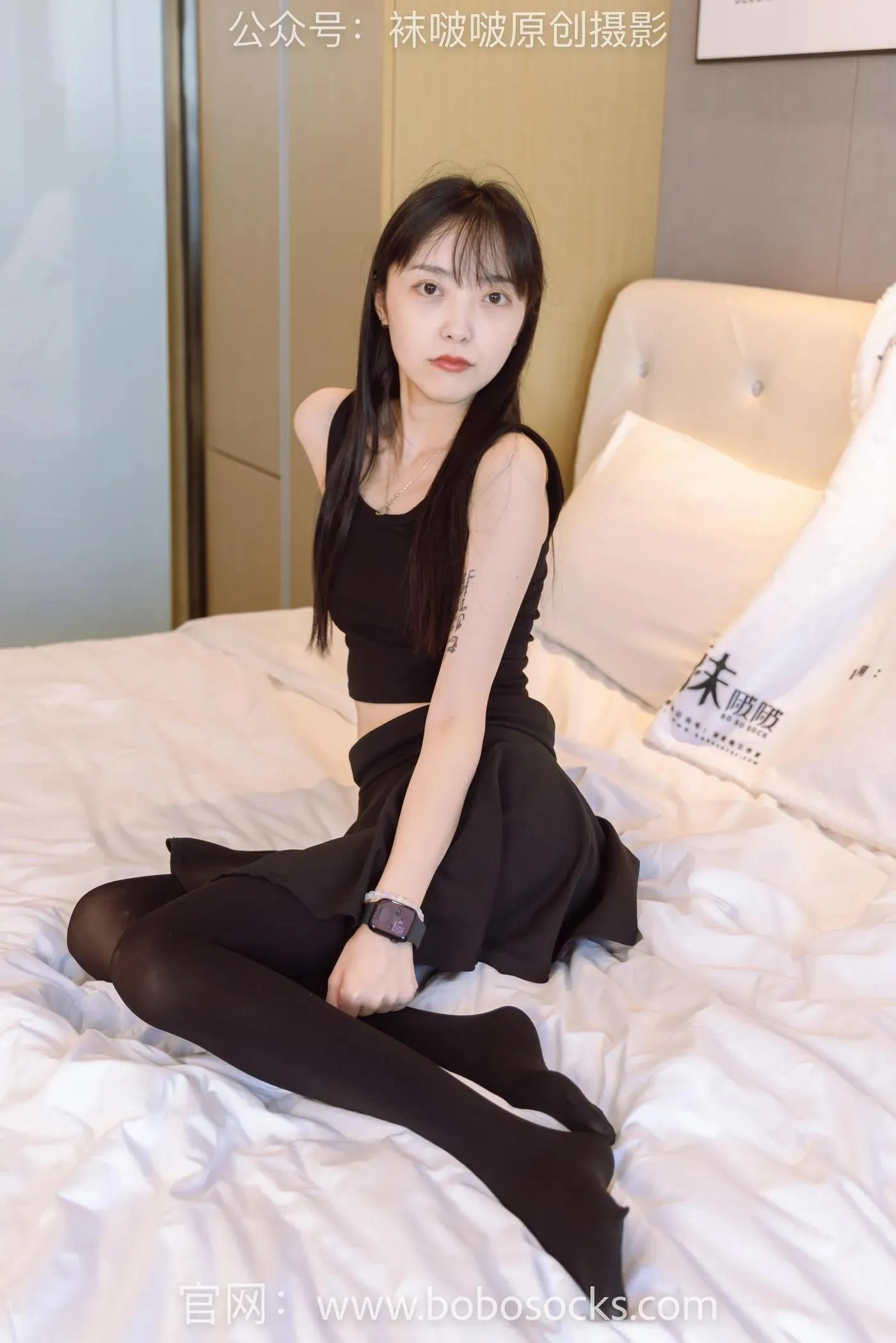 [BoBoSocks袜啵啵]NO.130 稚予-两双穿脏篮球鞋、厚黑丝 [145P]插图5